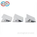 Metal Magnetic Square Papel Clip Haller para escritório